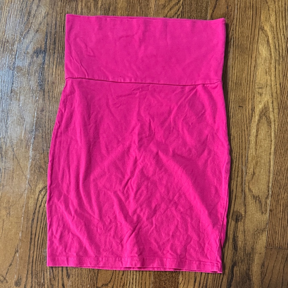 Bright Pink Pencil Skirt Medium